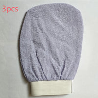 Rayon Bath Gloves Single Layer Multicolor Rubbing Dead Skin