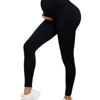 Women's Maternity Leggings Over The Belly Pregnancy Yoga Pants Active Wear Workout Leggings