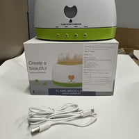 2024 New Essential Oil Diffuser Flame Diffuser Baby Cold Mist Air Humidifier