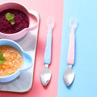 Baby Fruit Double-headed Mud Scraping Spoon 304 Stainless Steel