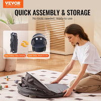 VEVOR Portable Baby Bassinet On-The-Go Folding Baby Dome With Canopy And Toys