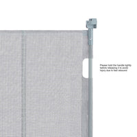 VEVOR Retractable Baby Gate, Tall Mesh Baby Gate, Extends Up To 60 Wide Retractable Gate For Kids Or Pets, Retractable Dog Gates For Indoor Stairs, Doorways, Hallways, Playrooms, Gray
