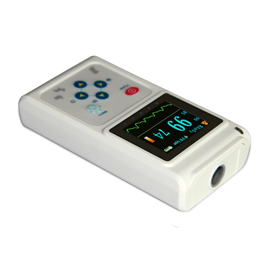 Veterinary Pulse Oximeter Handheld Vet SPO2 Pulse Rate Monitor PC Software CMS60D