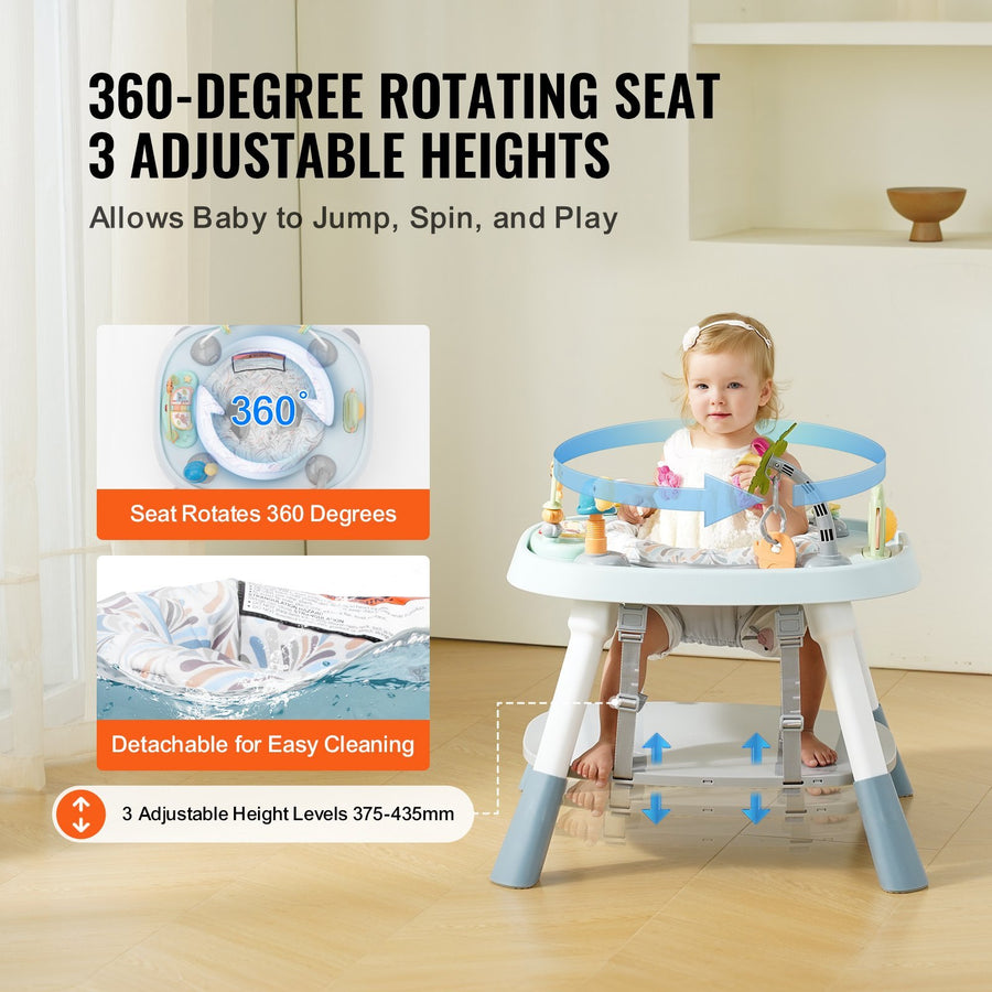 VEVOR Baby Activity Center Interactive Play Center Table With Toys Music Songs