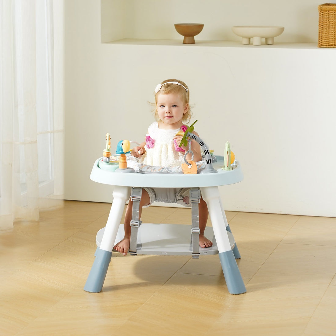 VEVOR Baby Activity Center Interactive Play Center Table With Toys Music Songs