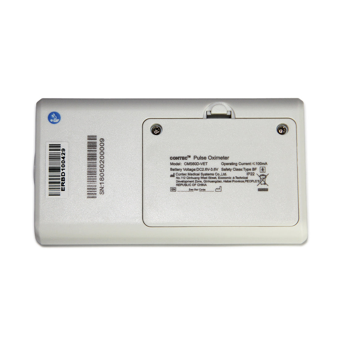 Veterinary Pulse Oximeter Handheld Vet SPO2 Pulse Rate Monitor PC Software CMS60D